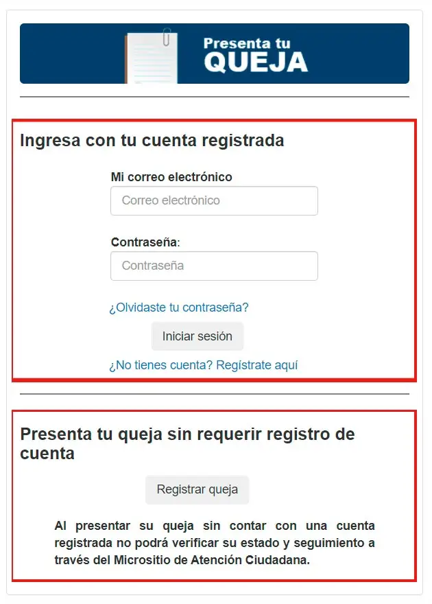 Elige la Forma de Presentar la Queja ante la CNDH (Quejas en línea para el Gobierno y Servicios Públicos) | Queja.Net Sitio Oficial de Quejas, Reclamos y Denuncias
