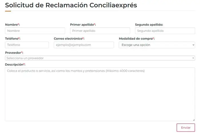Presentar una queja ante Concilianet por medio de Conciliaexprés (Quejas en línea para el Gobierno y Servicios Públicos) | Queja.Net Sitio Oficial de Quejas, Reclamos y Denuncias