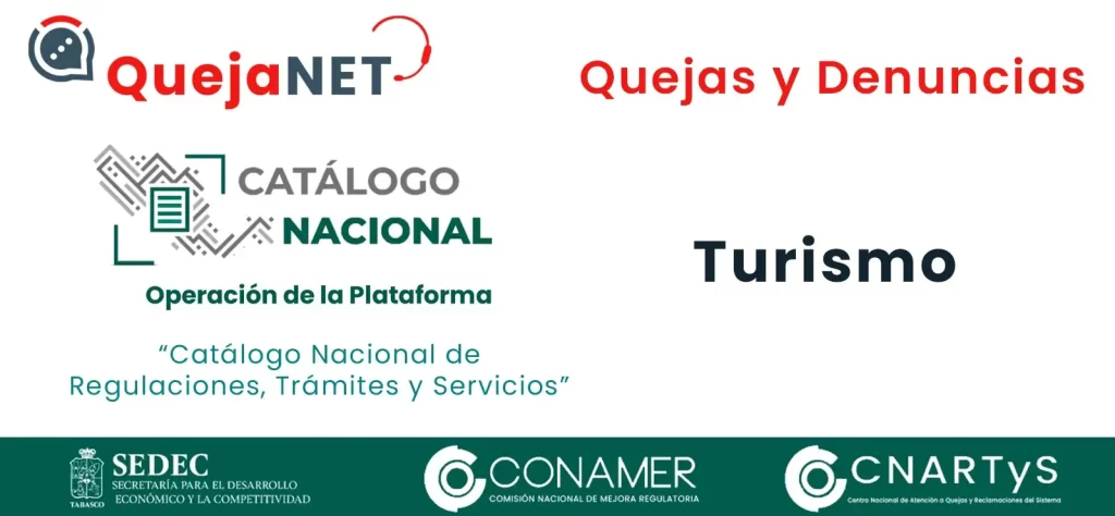 Turismo (CONAMER CNARTyS Quejas y Denuncias) Turismo (CONAMER CNARTyS Quejas y Denuncias) | Queja.Net Sitio Oficial de Quejas, Reclamos y Denuncias